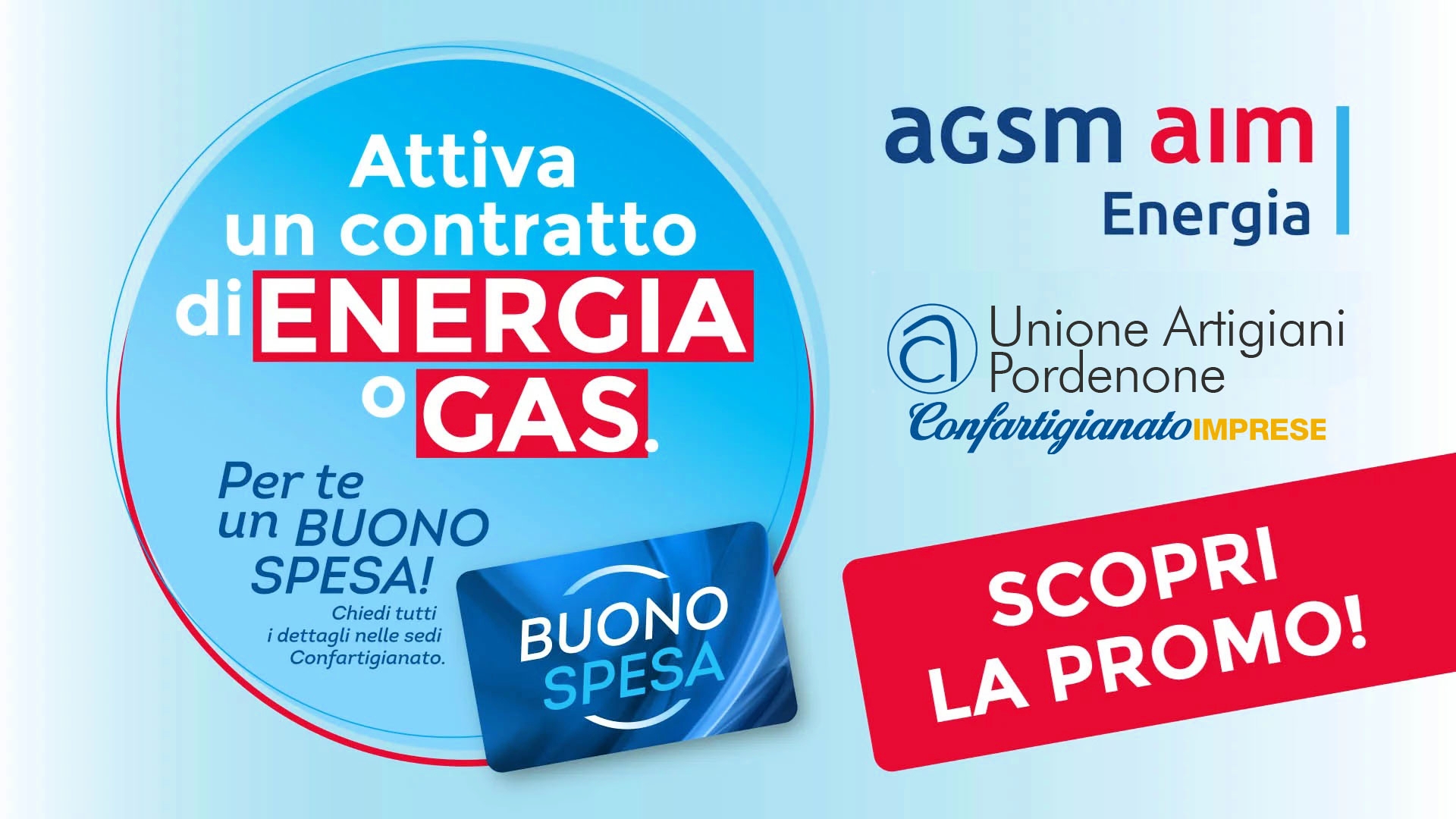 Attiva con noi il contratto di energia e gas